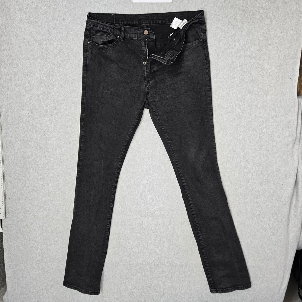 MNML Men Jeans 38 Gray Denim Skinny 33" Inseam‎